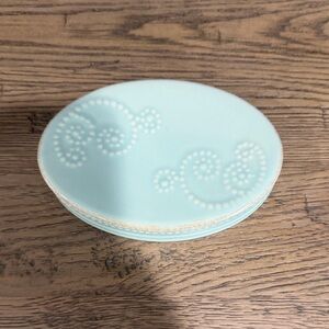 Lenox pearle  Blue Decorative Ceramic soap Dish
